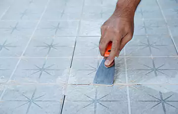 Grout Line Deep Scrubbing & Restoration